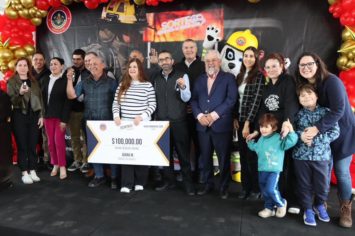 Entrega de premios Sorteo Bomberos 3